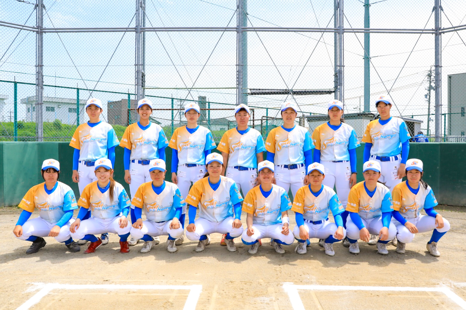 岐阜水都ハリーズ集合写真
